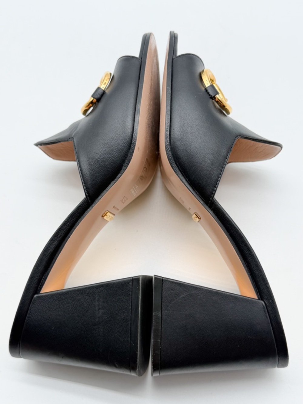 Gucci Baby Horsebit Block Heel
Slide Mules Leather Black EU 38.5 US 8.5 - Picture 7 of 11